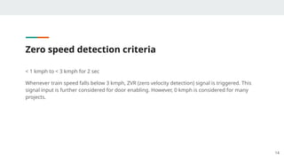 Zero Speed Detection Typical CBTC parameters and interface requirement with Rolling Stock.ppt