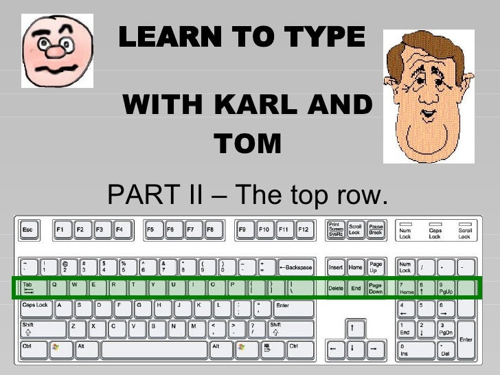 Typing02 The Top Row