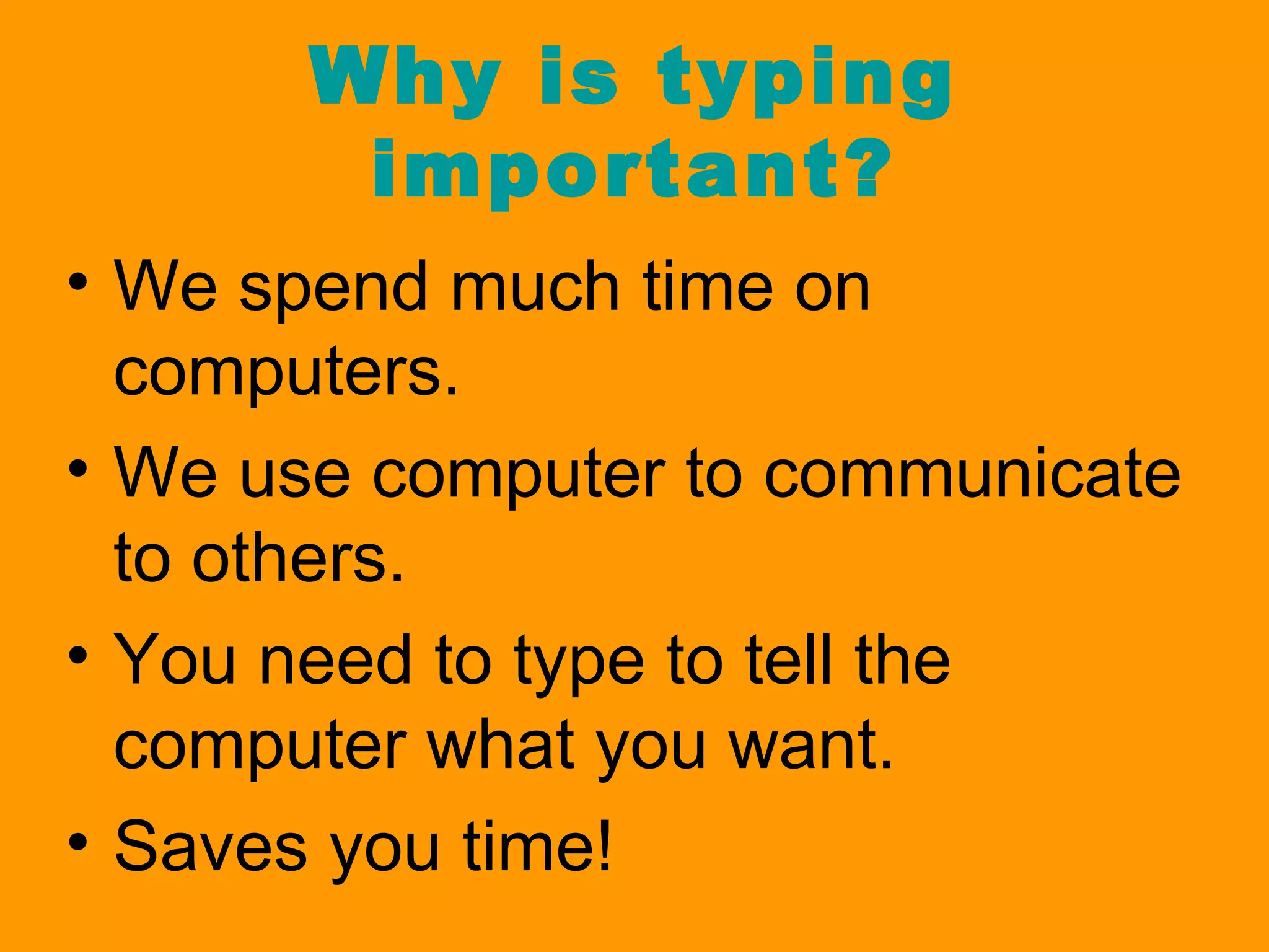 Typing Skills | PPT