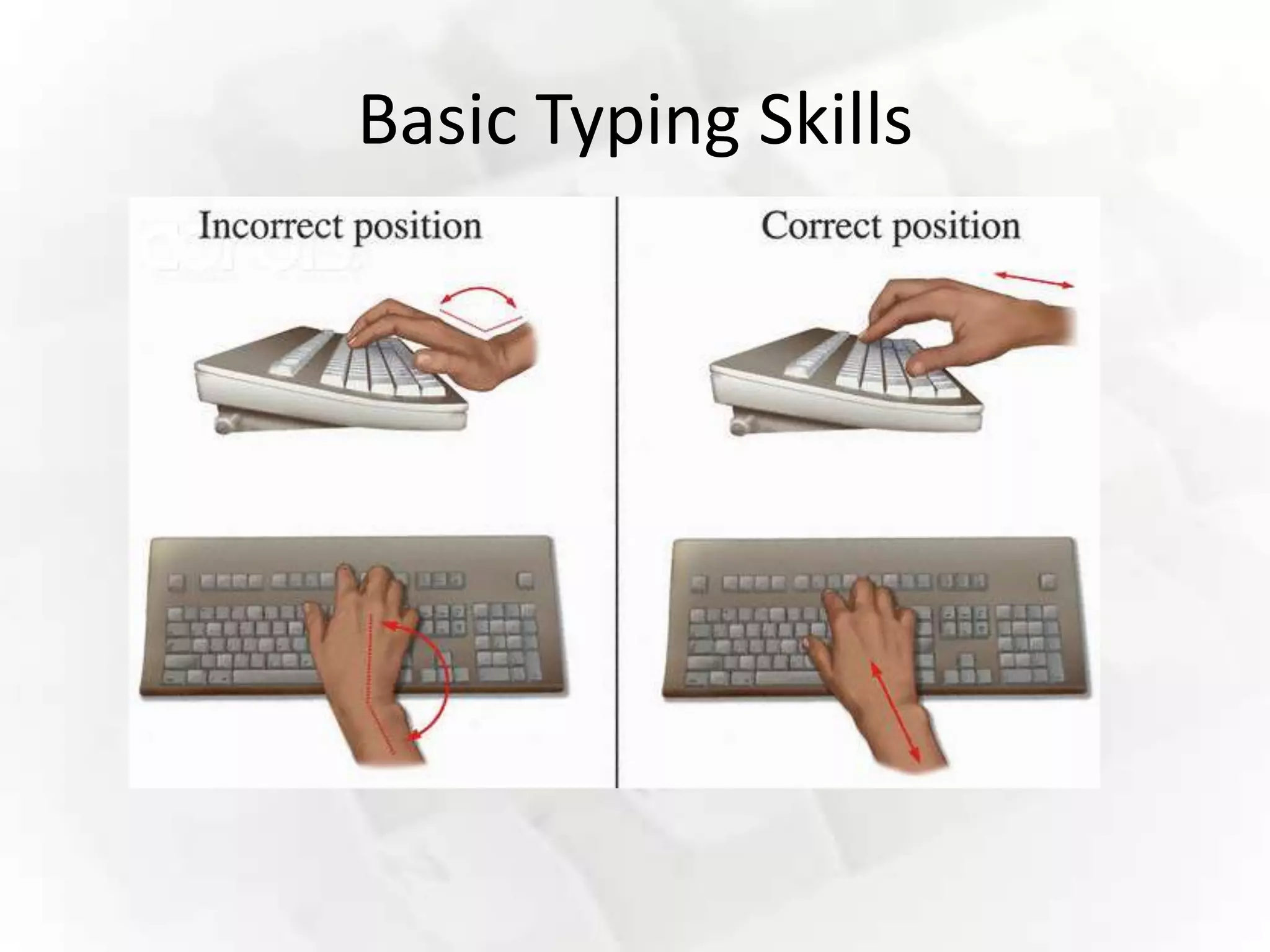 Basic Typing Skills
 