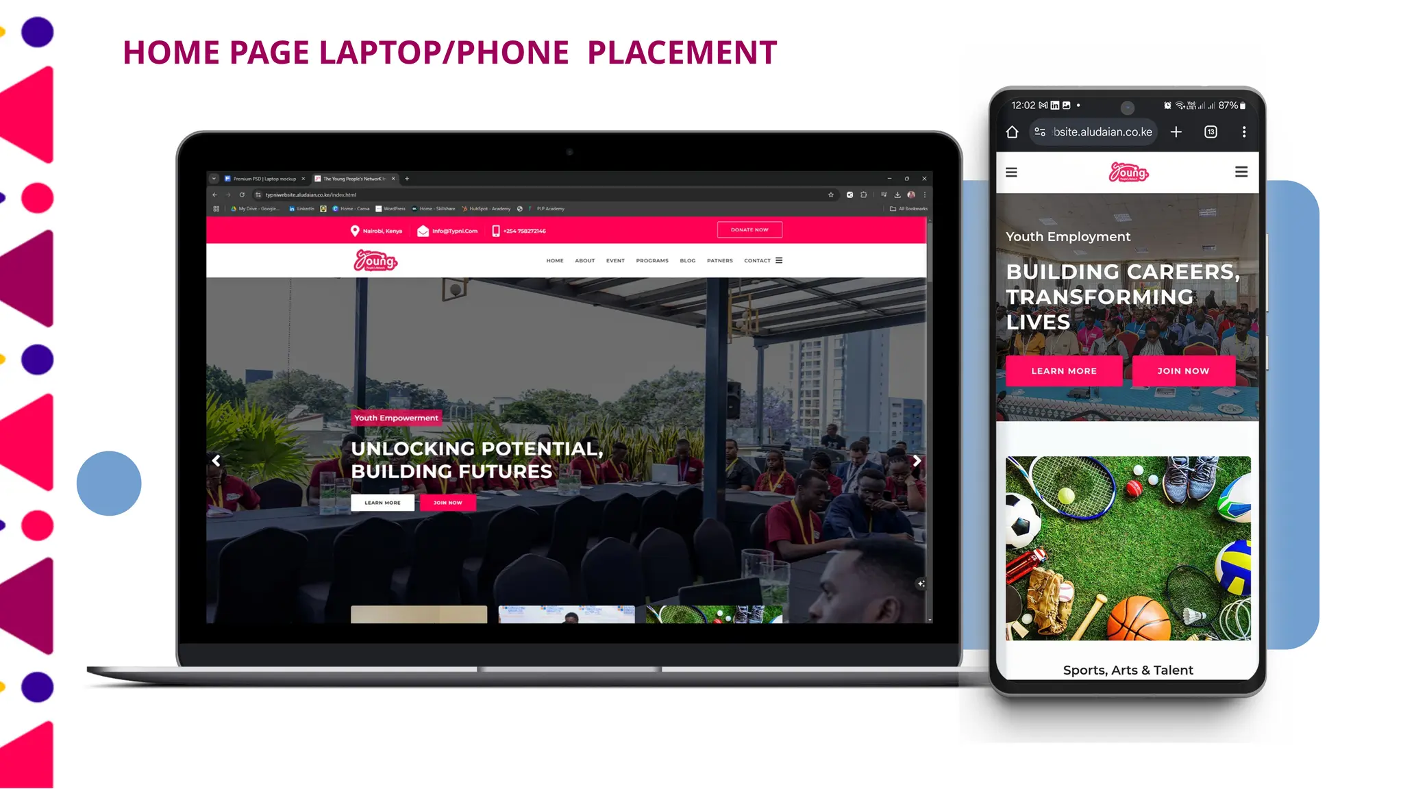 HOME PAGE LAPTOP/PHONE PLACEMENT
 