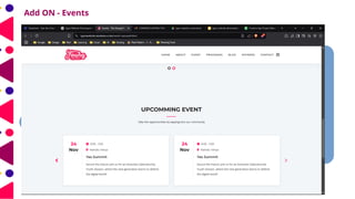 Add ON - Events
 