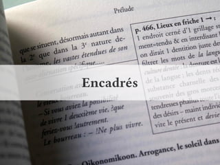 Encadrés 
 