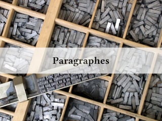 Paragraphes 
 