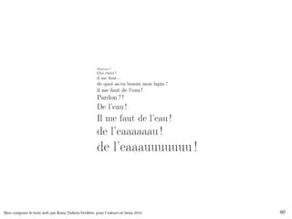 Bien composer le texte web, par Romy Duhem-Verdière, pour Codeurs en Seine 2014 60 
 