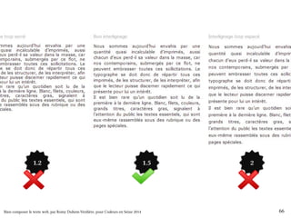 1.2 1.5 2 
B6ie5n composer le texte web, par Romy Duhem-Verdière, pour Codeurs en Seine 2014 66 
 