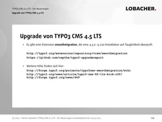 TYPO3 CMS 6.2 LTS - Die Neuerungen