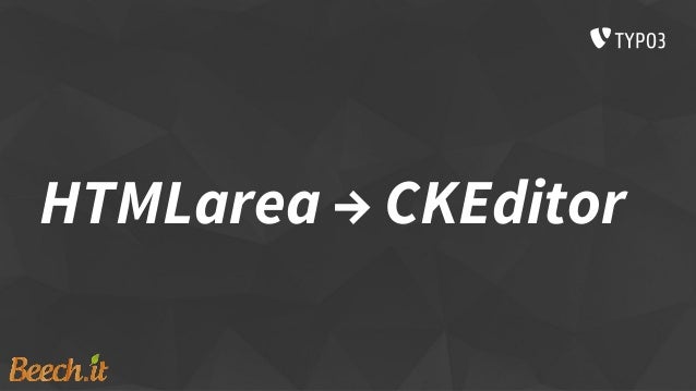 HTMLarea to CKEditor - create presets and your own plugin