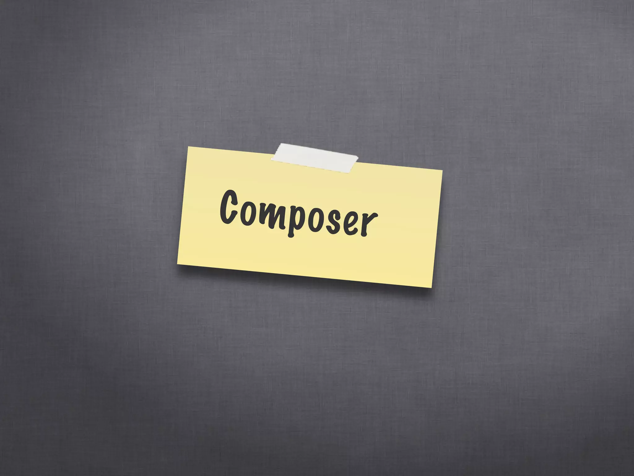 Composer
 