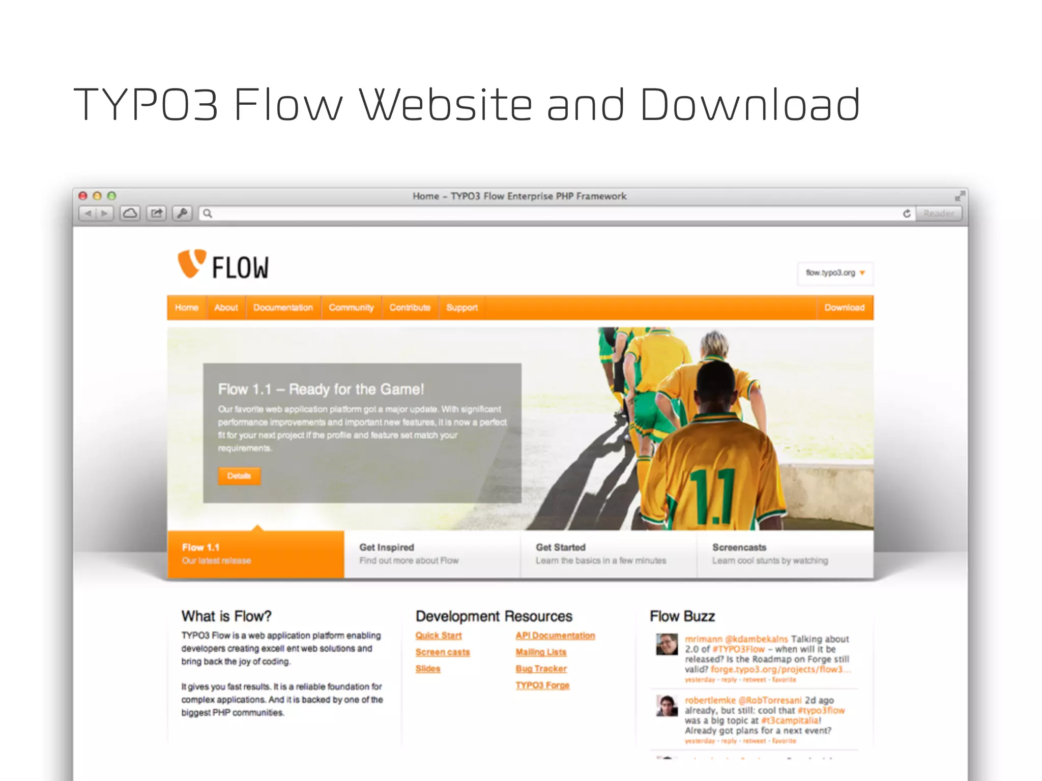 TYPO3 Flow Website and Download
 