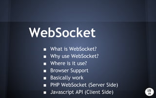 TYPO3 Flow - Web Sockets | PDF