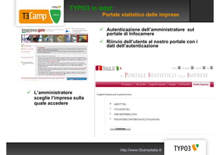 TYPO3 in Istat:
                           Portale statistico delle imprese

                            Autenticazione de...