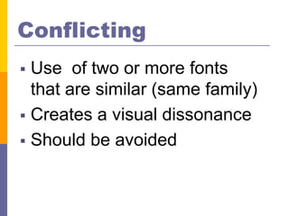 Discrepancy Typography Typographic basics | PPTX