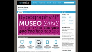 Typographic choice