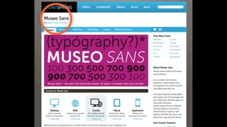 Typographic choice