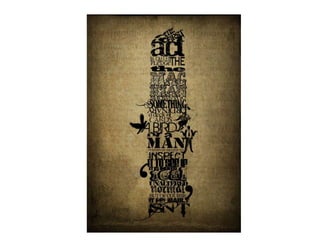Typographic examples