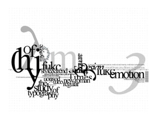 Typographic examples