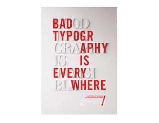 Typographic examples