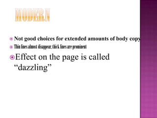Font/Type StyleStyles are applied to fonts to change the way they look.  Examples of the most common type styles include: