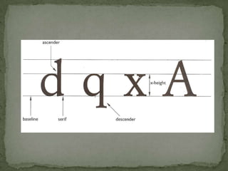   ModernNot good choices for extended amounts of body copyThin lines almost disappear, thick lines are prominentEffect on the page is called “dazzling”