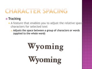 Sans Serif“sans” (without) in FrenchNo thick/thin transition Same thickness all the way aroundGreat for creating eye-catching pages