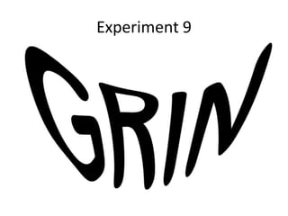 Experiment 9
 