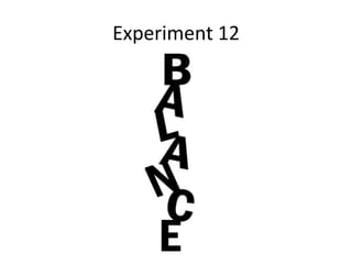Experiment 12
 
