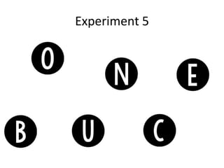 Experiment 5
 