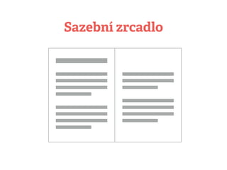 Sazební zrcadlo
 