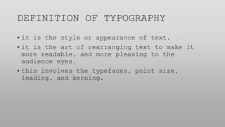 Typography | PPTX