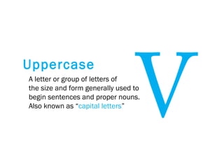Typography Anatomy presentation 2016 | PPT