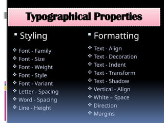 Typography-Basics knowledge of applied arts in typography | PPTX