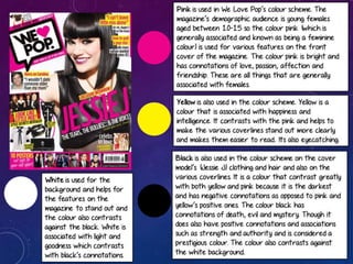 Colour in music magazines