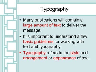 Typography Basics for DTP | PPTX