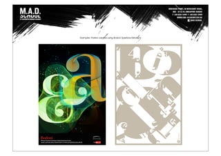Examples: Posters created using Bodoni Typeface (Modern)
 