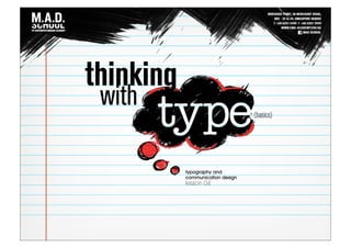 typography and
communication design
lesson 04
 