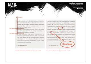 Line Break
Line Break
Outdent
Extra Space
 