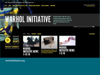 warholinitiative.org
 
