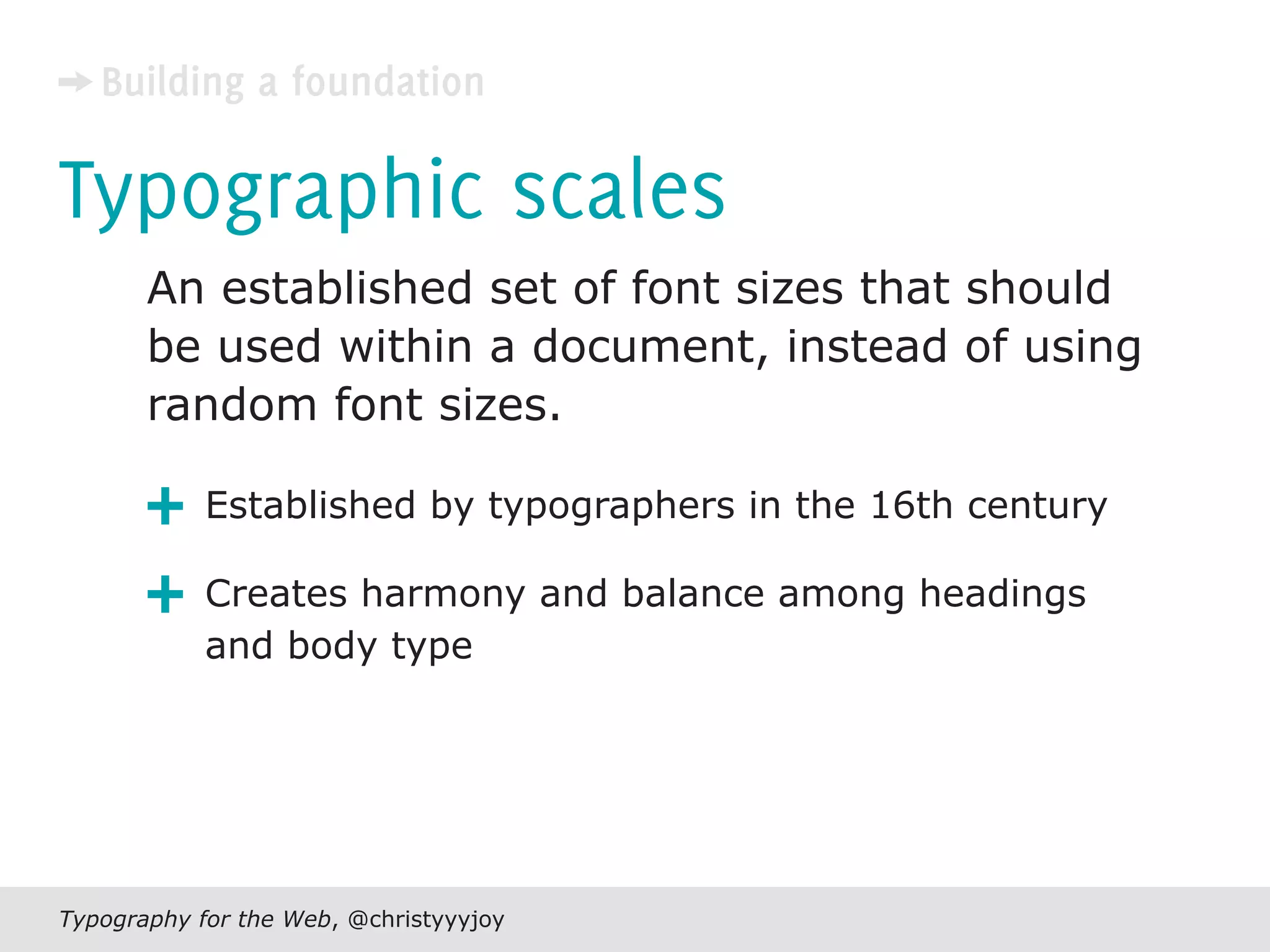 Typography For The Web