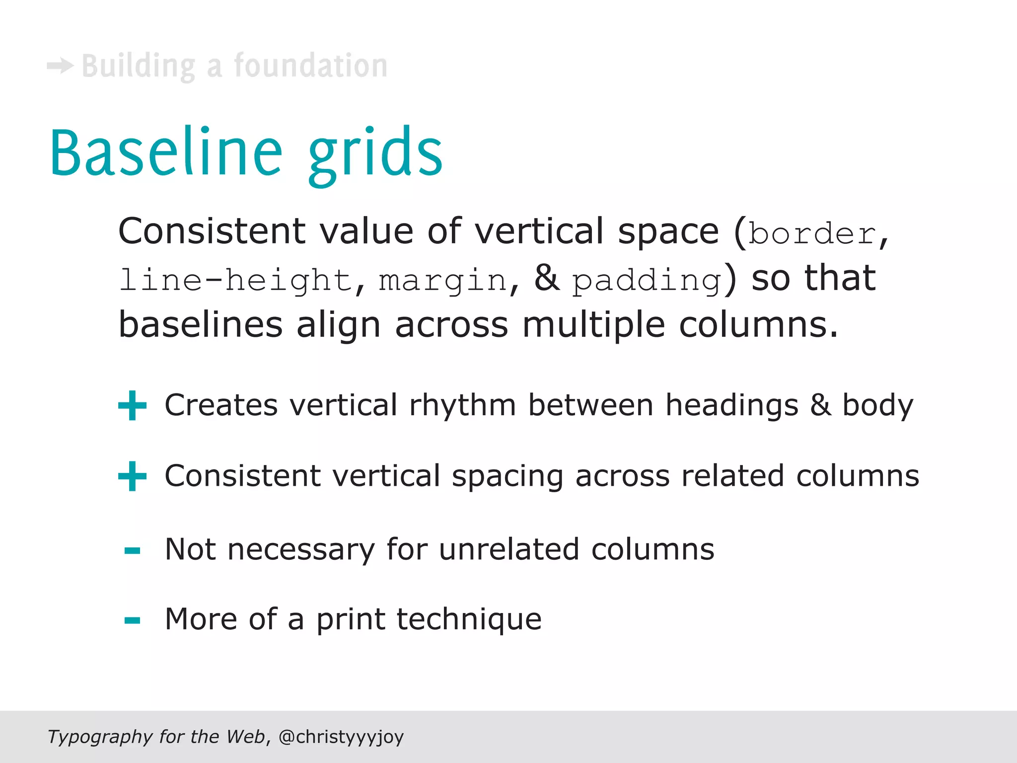 Typography For The Web