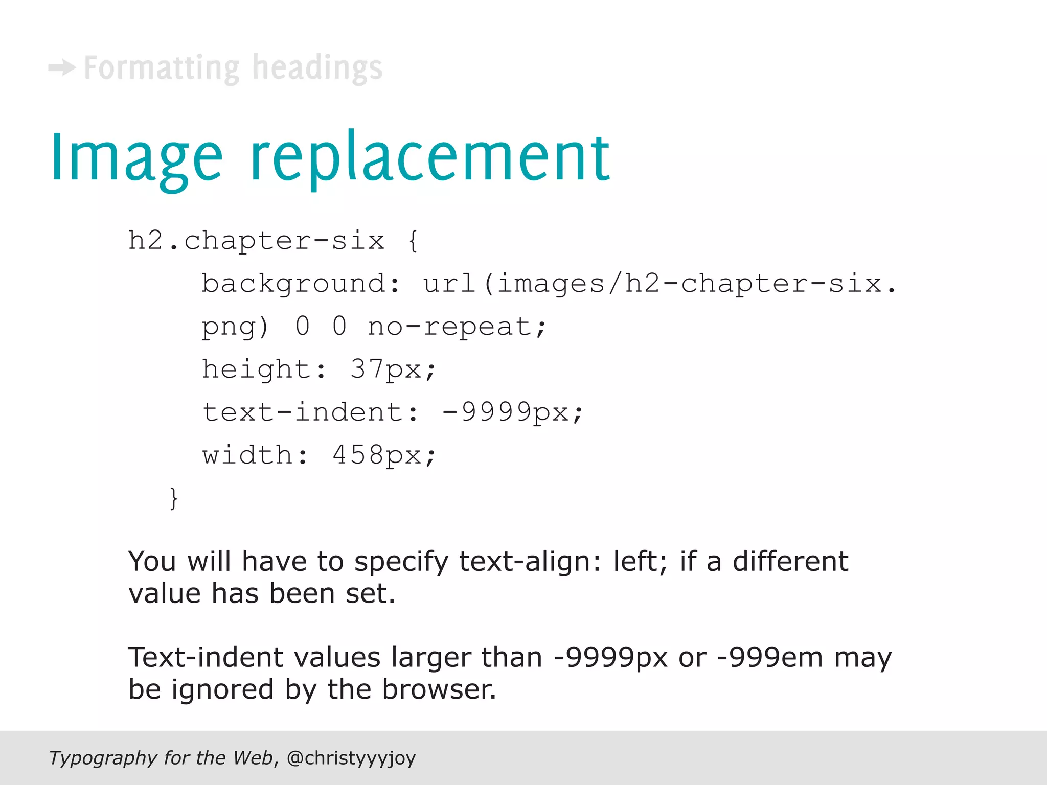 Typography For The Web