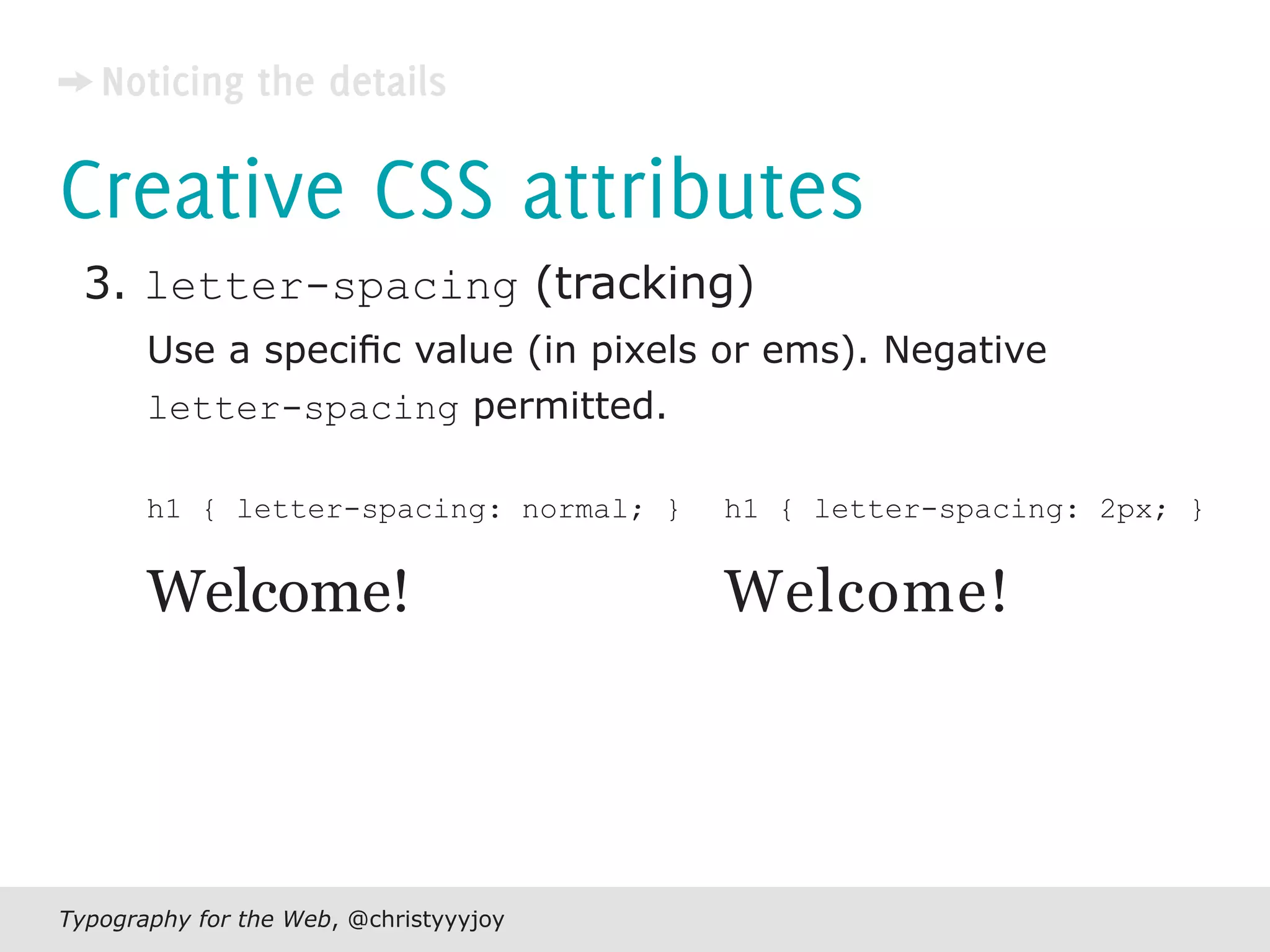 Typography For The Web