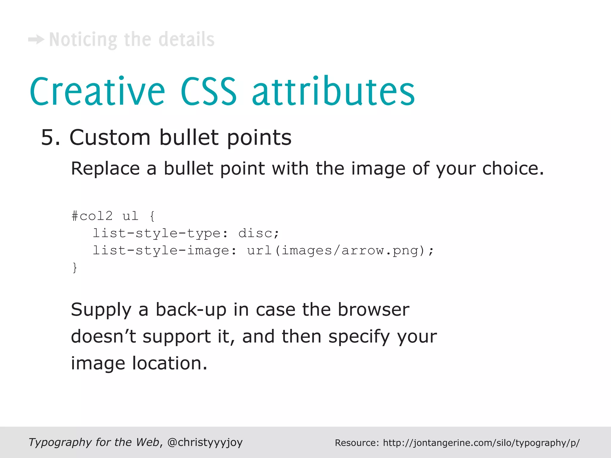 Typography For The Web