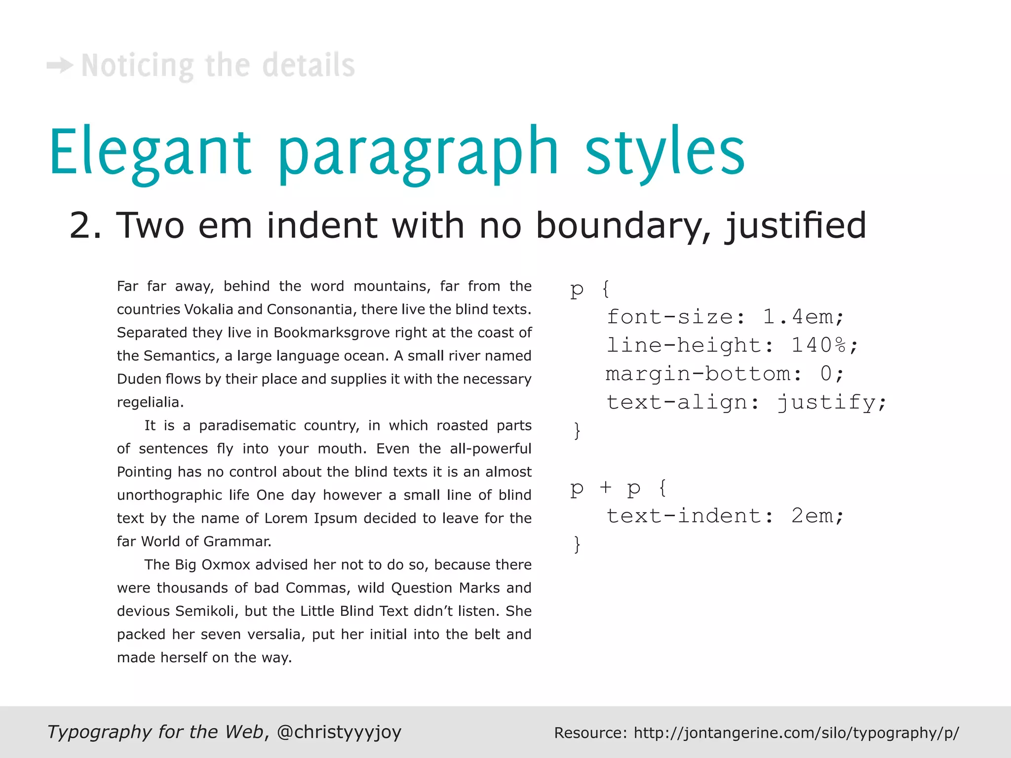 Typography For The Web