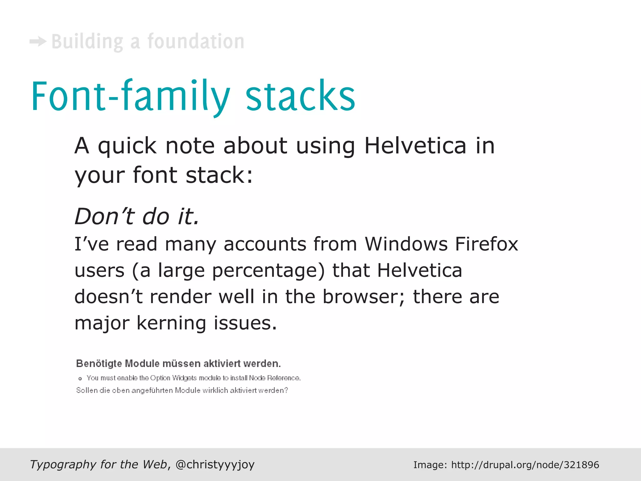 Typography For The Web