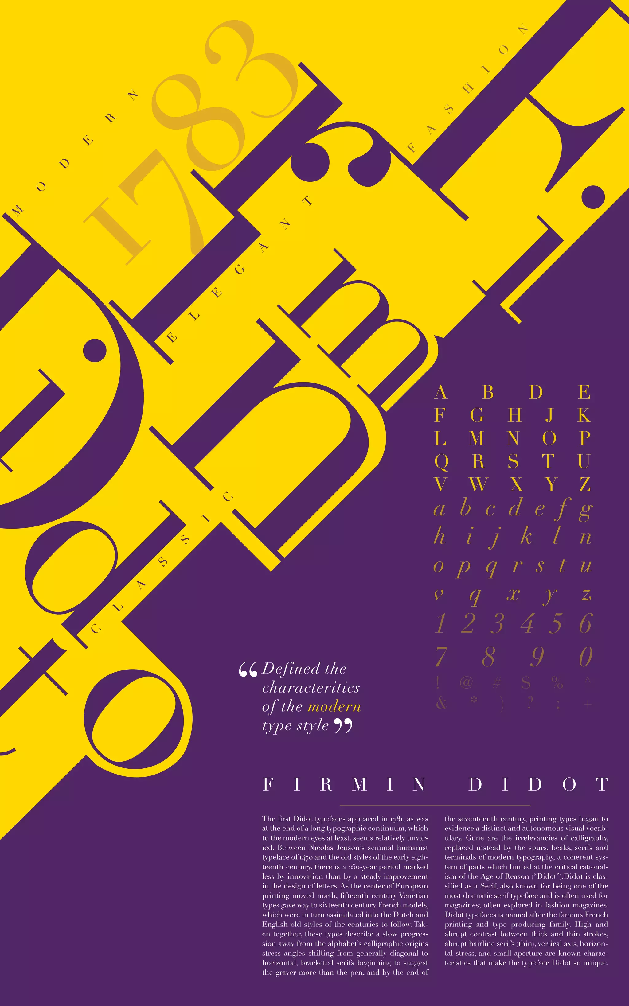 Typographer poster and process package | PDF