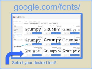 google.com/fonts/
Select your desired font!
 