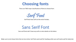 Typography teaching presentation | PPTX