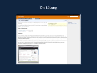 Die Lösung