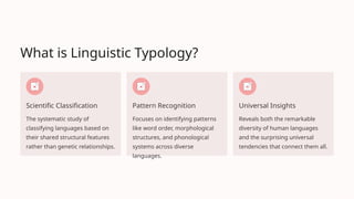 Typologist Typological-Methods-in-Linguistics.pptx g | PPTX